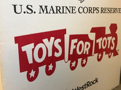 a selection of toys for Planned's toys for tots charity drive