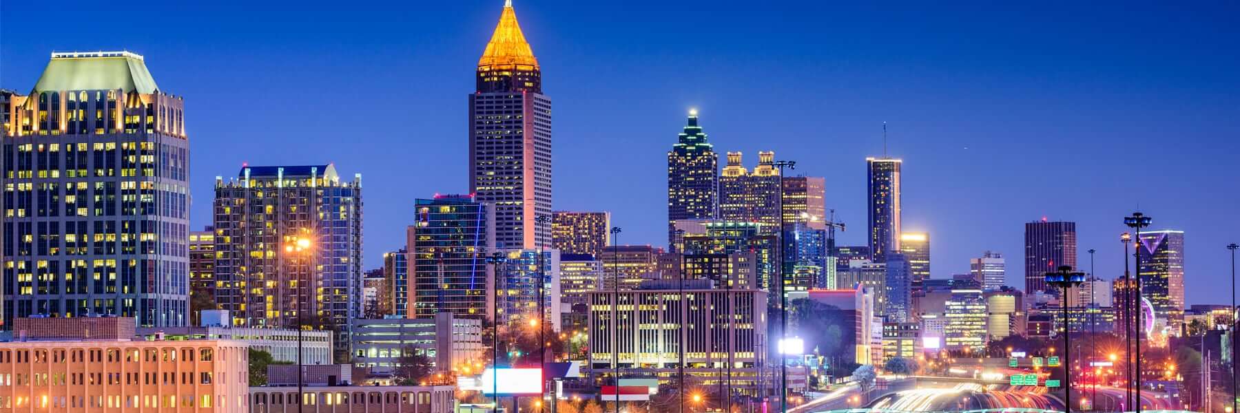 the Atlanta skyline